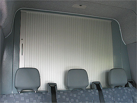 Feuerwehr Innenausbau Querrollladenschrank